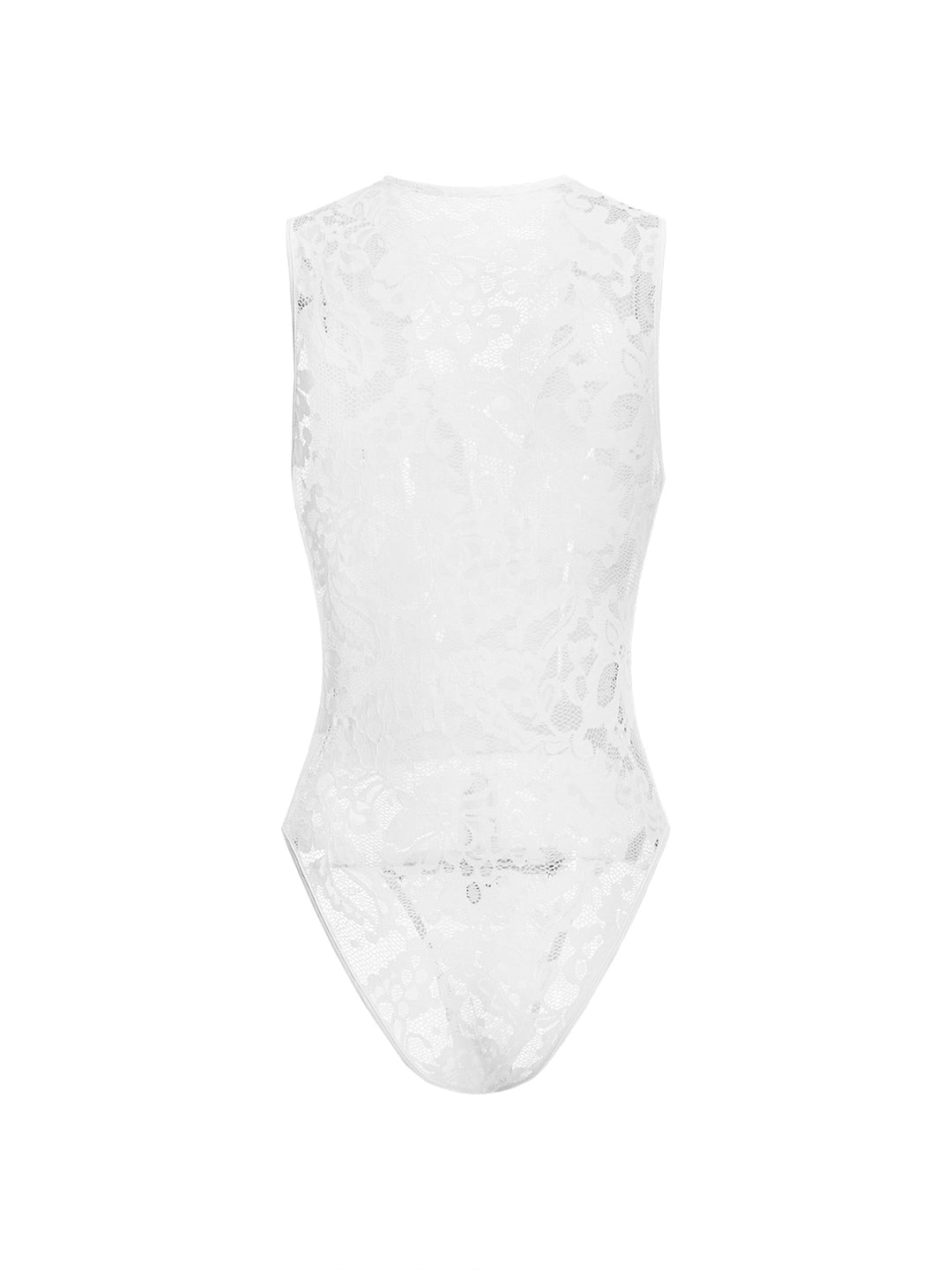 Bodysuit أنيقة الأزهار جوفاء خارج روكيد الخامس نساء البلاغات