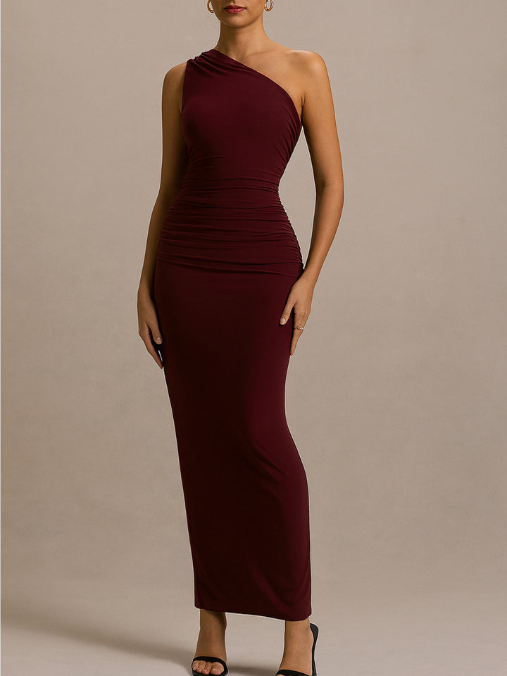 Túnica elegante Vestido de mujeres maxi asimétricas rocked