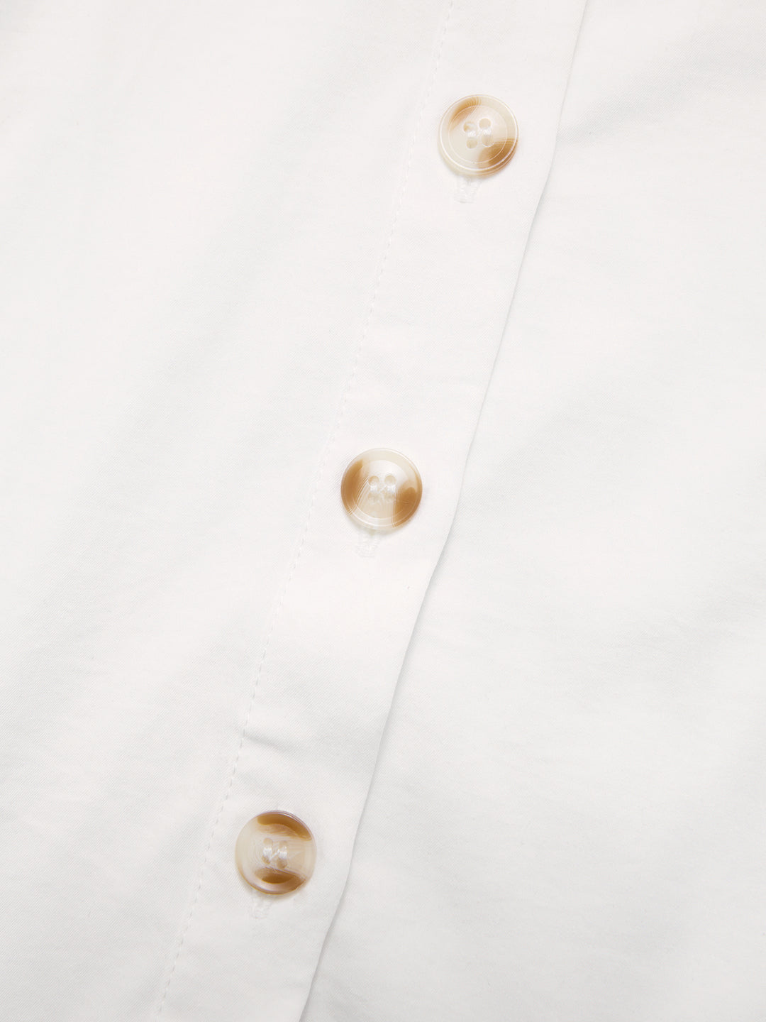 Vestido de mujeres midi de la manga de la tapa del cuello de la camisa revoloteada casual