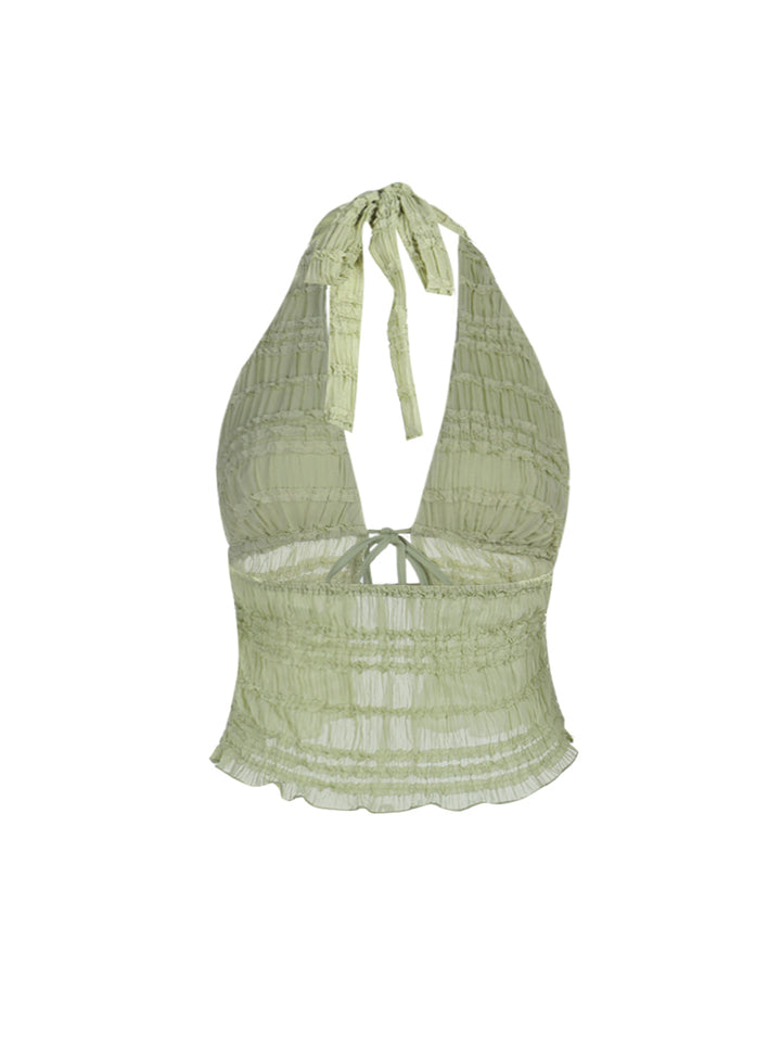 Túnica Elegante Halter Women Women Tocks & Camis Camis