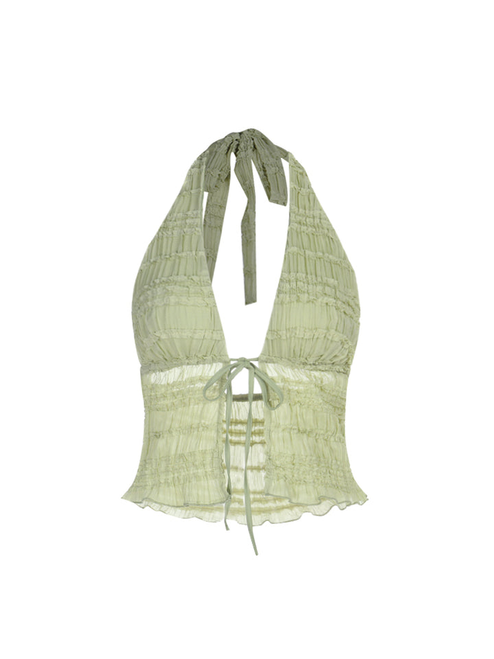 Túnica Elegante Halter Women Women Tocks & Camis Camis
