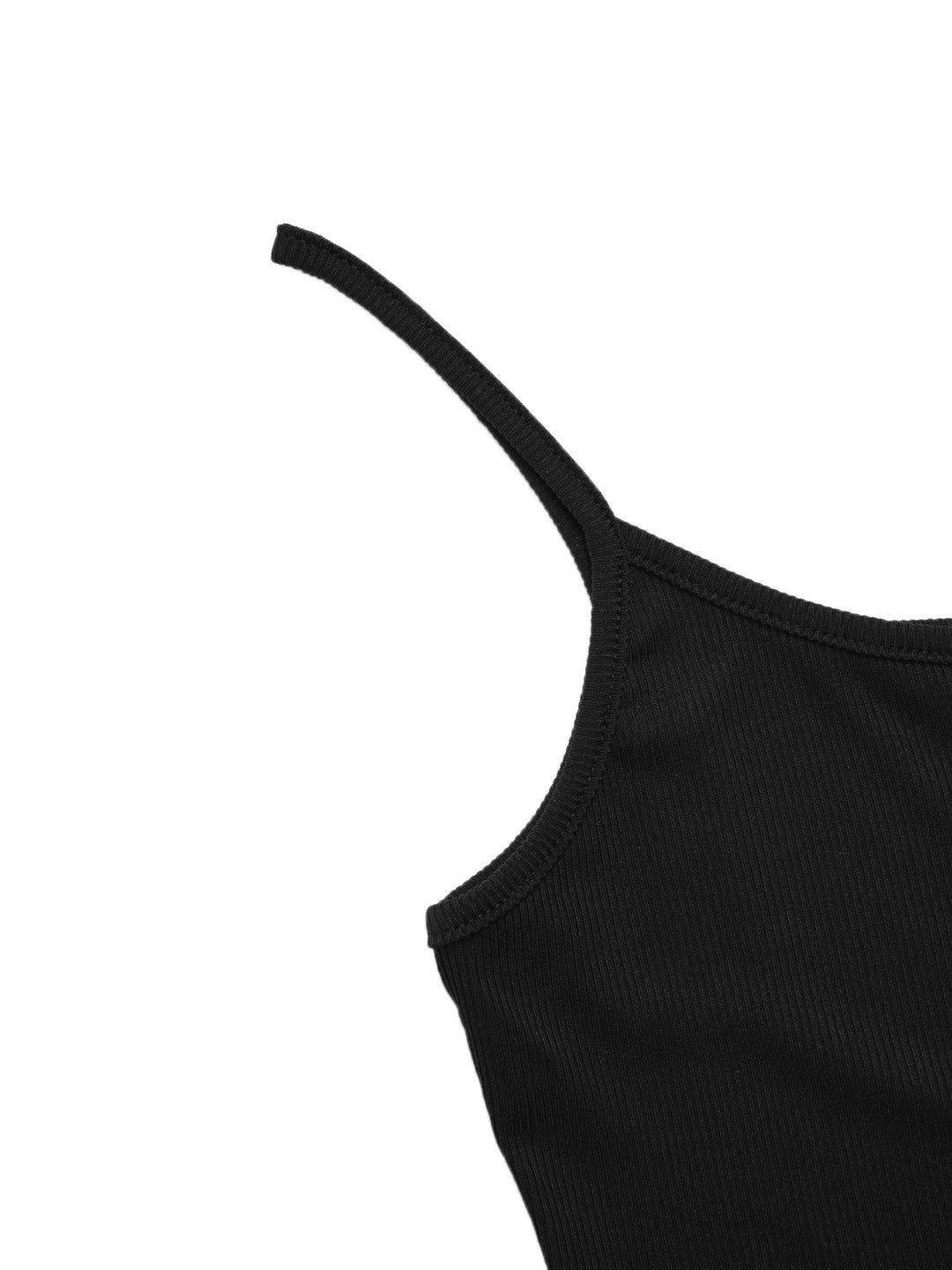 Cami Casual Buckle Scoop Neck Crop Women Top