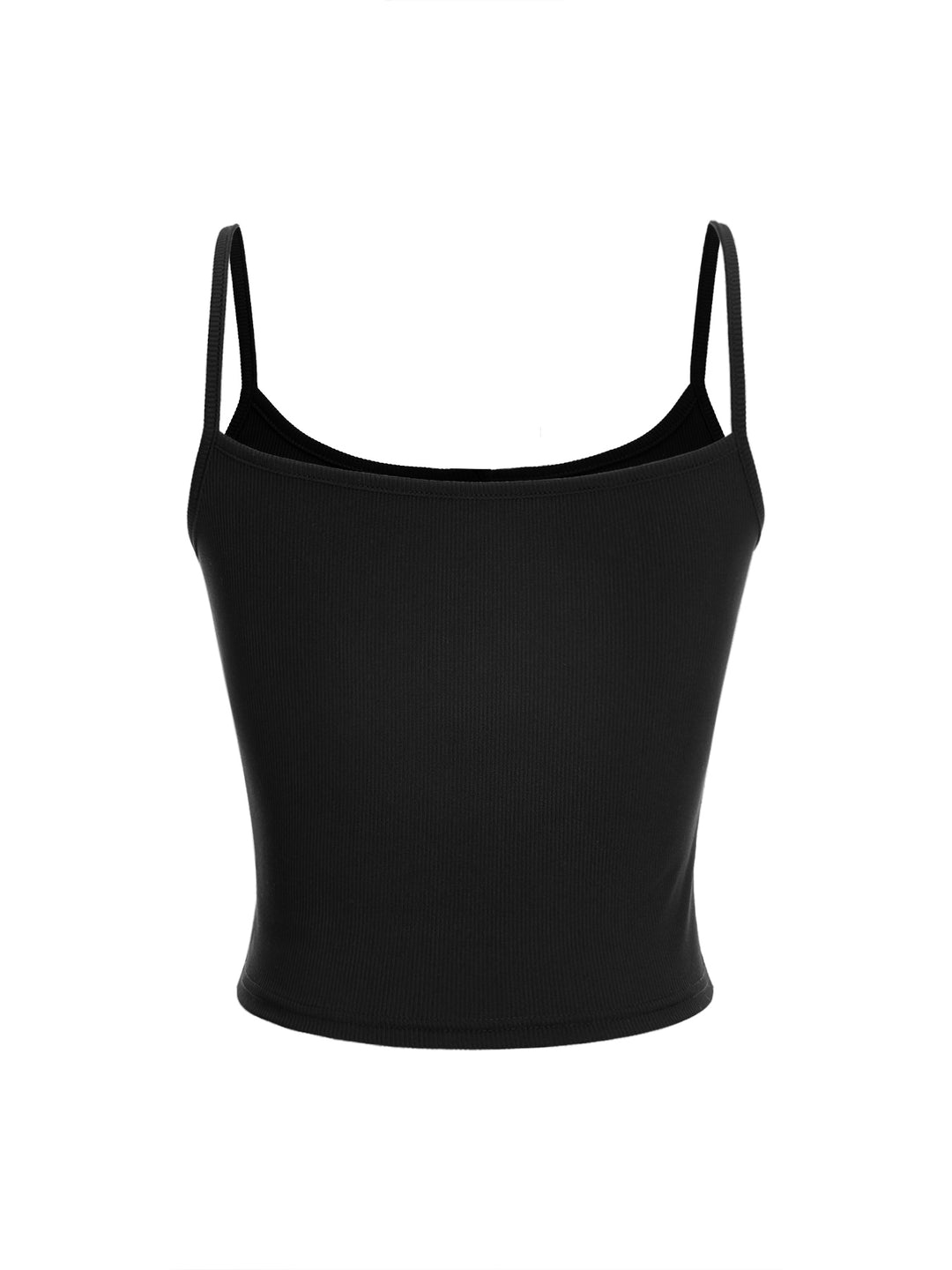 Cami Casual Buckle Scoop Neck Crop Women Top
