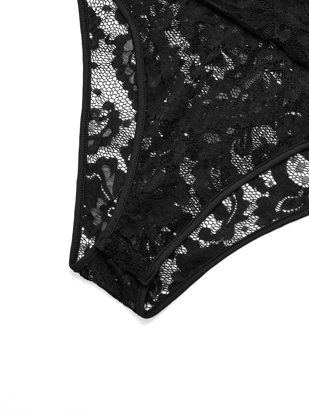 Bodysuit أنيقة الأزهار جوفاء خارج روكيد الخامس نساء البلاغات