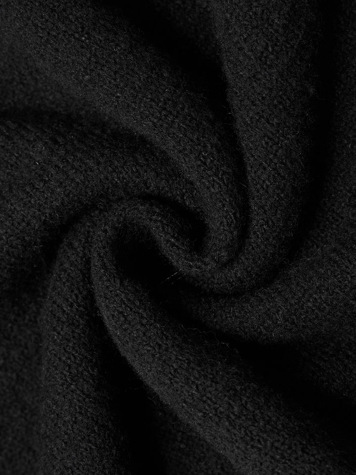 Sweaters de mujeres de manga larga de cuello redondo y de manga larga de gran tamaño