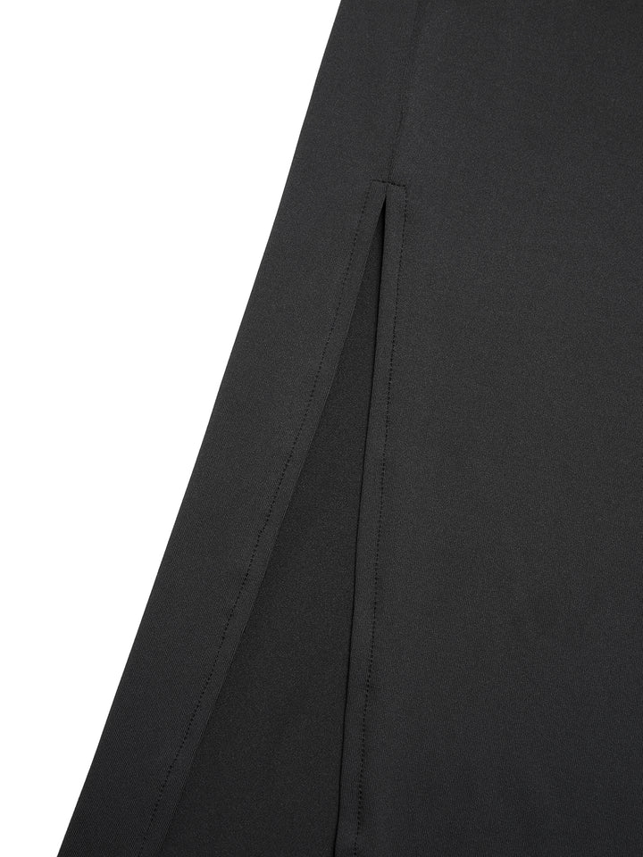 Party Plain Criss Cross ärmellose langes Kleid