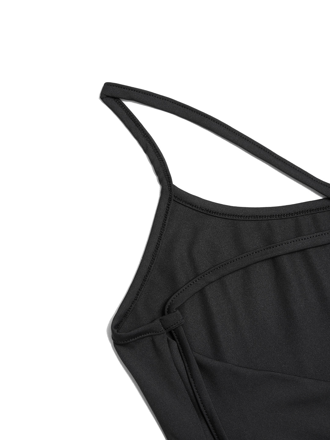 Party Plain Criss Cross ärmellose langes Kleid