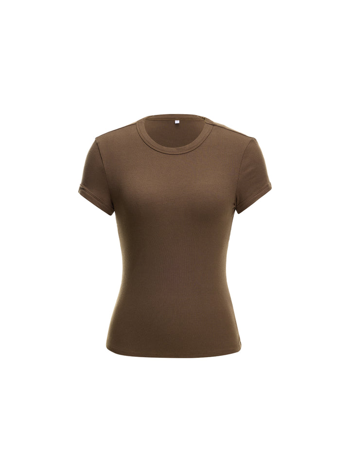 Camiseta de mujer de la tripulación de la tripulación de la tripulación de la tripulación.