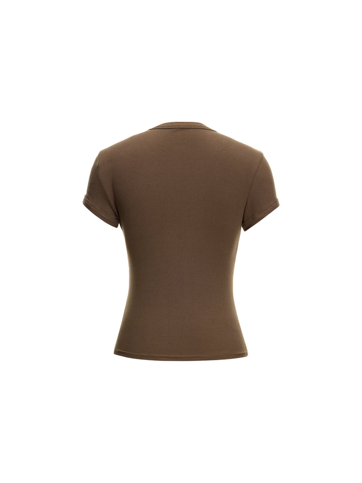 Camiseta de mujer de la tripulación de la tripulación de la tripulación de la tripulación.
